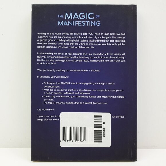 Magic of Manifesting Book Hardcover 15 Advanced Techniques Ryuu Shinohara Unread - Picture 3 of 9